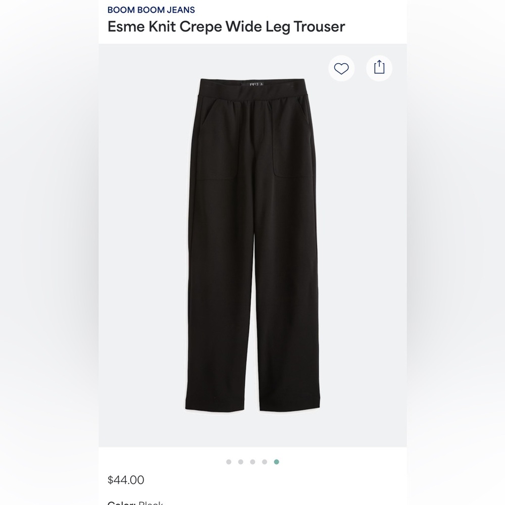 Boom Boom Jeans Black High-Waisted Trousers